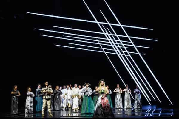 Telemaco am Theater Erfurt | Valeria Mudra, Daniela Gerstenmeyer, Candela Gotelli, Damen und Herren des Opernchores Erfurt 