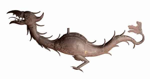 Drachen aus dem Felsengarten Sanspareil Bayreuth (?), um 1745