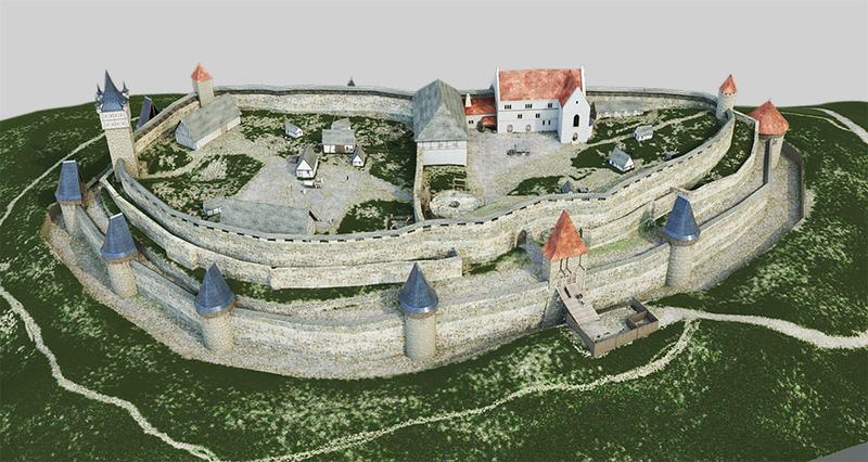 3D-Visualisierung der Veste