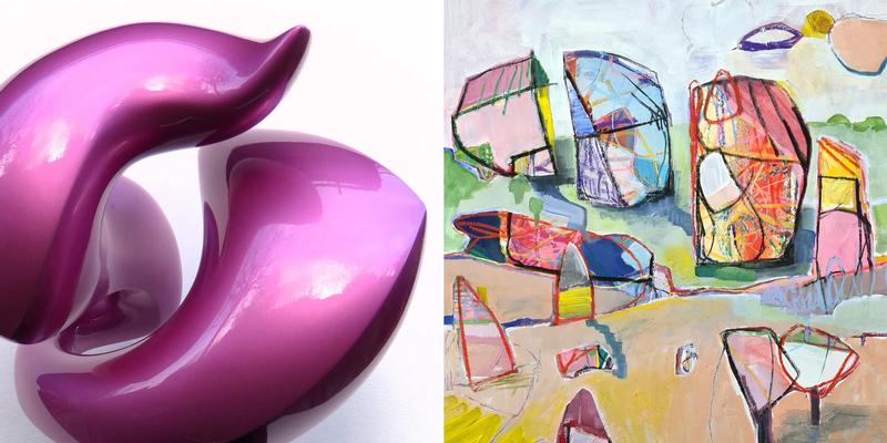 Vom Suchen & Finden. Wiebke Bader, Skulptur & Jessica Rühmann, Malerei