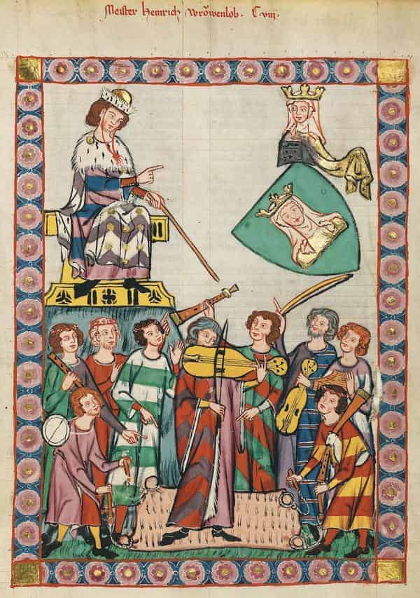 Abbildung aus dem sog. Codex Manesse, 1300 -40 