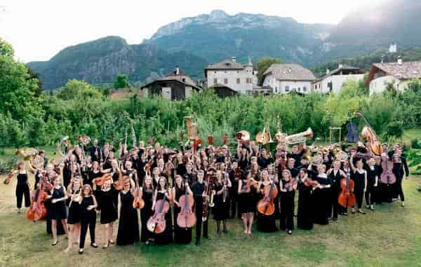 Das Bayerische Landesjugendorchester (BLJO) in Eppan, Südtirol