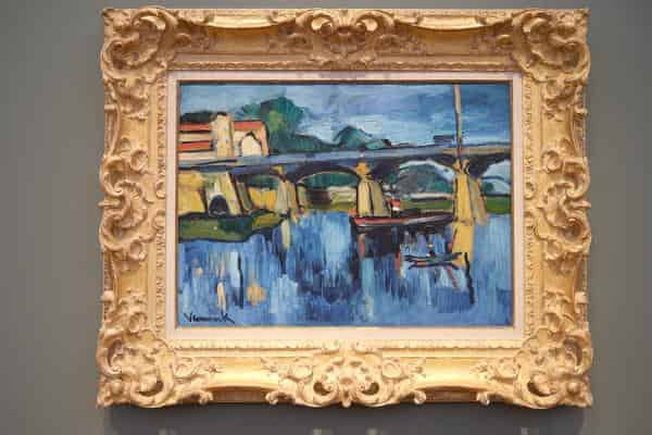 Maurice de Vlaminck (1876 - 1958): Die Brücke von Chatou