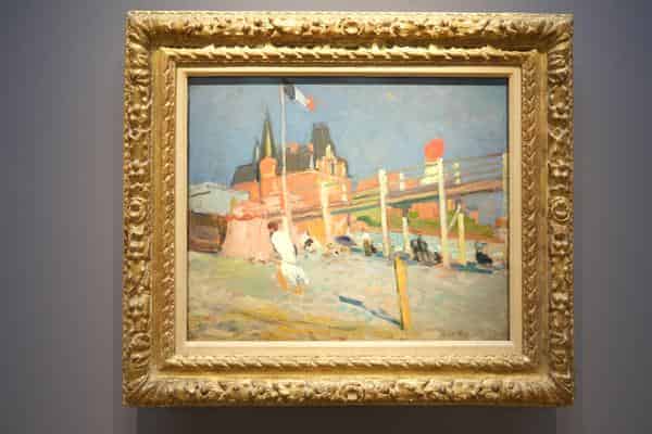 Raoul Dufy (1877 - 1953): Der Strand von Saint-Adresse