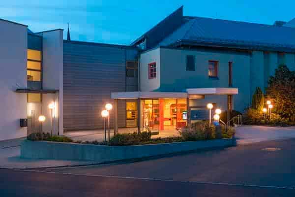 Abendstimmung am Rosenthal-Theater Selb