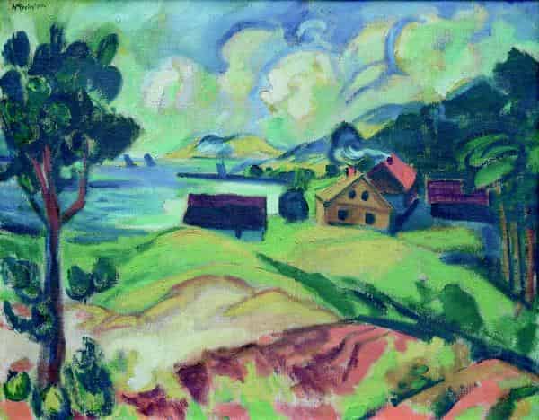 Max Pechstein, „Am Haff“, 1919