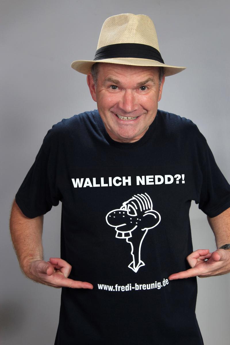 Am 19. Oktober spielt Fredi Breuning sein Programm „Wallich nedd?!“ in Grettstadt