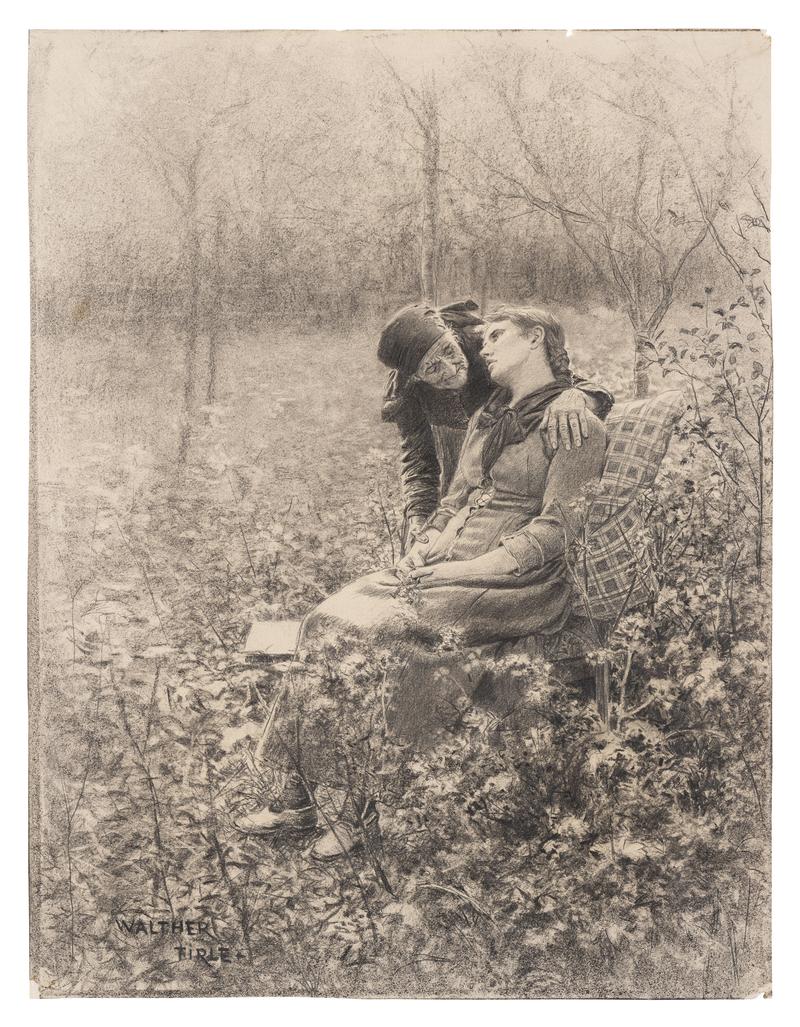 Walter Firle, Im Garten, o. J.