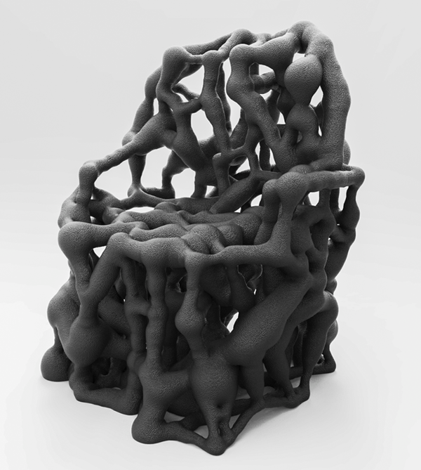 Working Out von Daniel Widrig: Chubby Chair, 2017