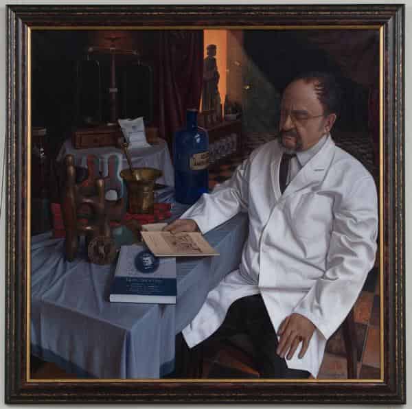 Der Traum des Apothekers (Porträt Bernd Nürmberger), 2005, Michael Engelhardt, Stadtmuseum Erlangen