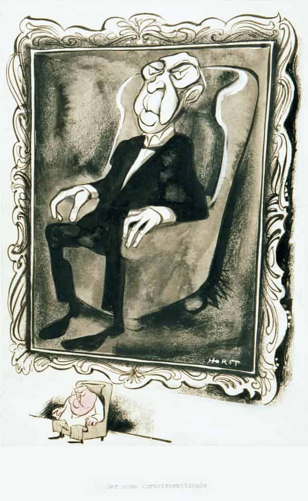 Karikatur "Der neue Parteivorsitzende", 1963