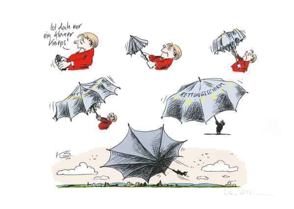 "Ist doch nur ein kleiner Knirps - Angela Merkel und der EU-Rettungsschirm" 