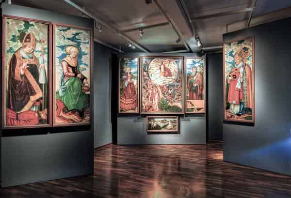 Lucas Cranach d. Ä. und Werkstatt, Magdalenenaltar, Geschichte des Jonas (Predella), Ölmalerei auf Lindenholz, um 1525